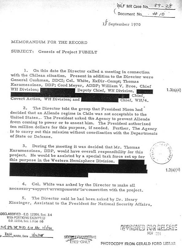 CIA document 1