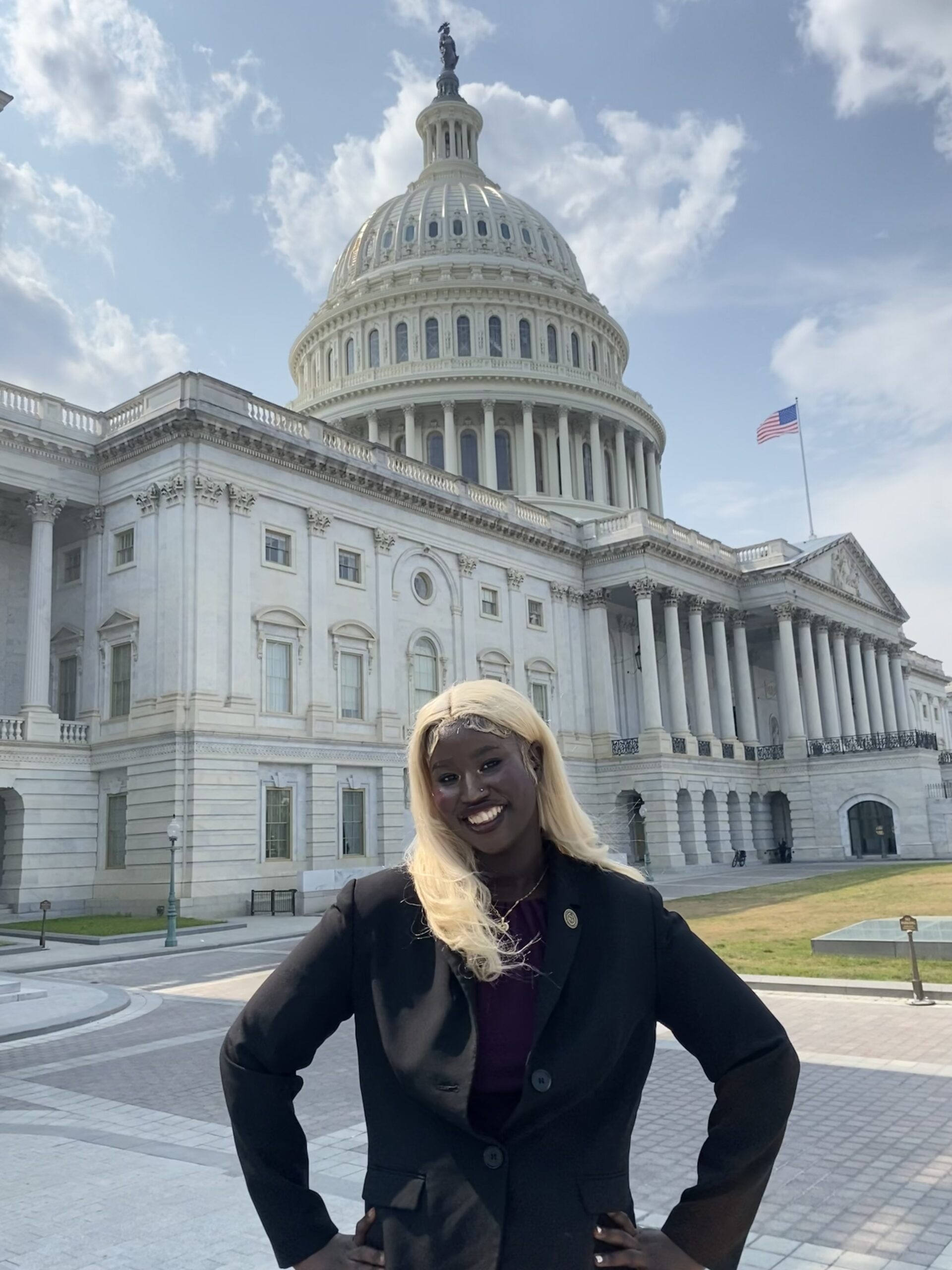 Senior Awa Mbai is an intern with Congresswoman Kathy Manning.