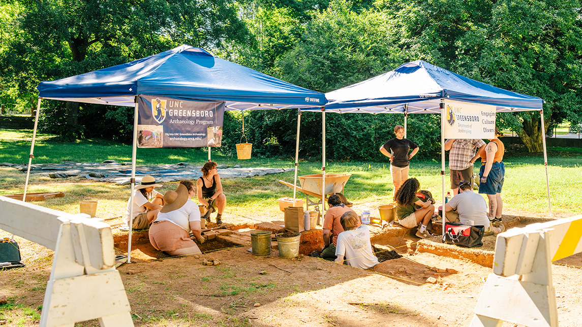 UNCG archaeology students uncover local history in old Salem