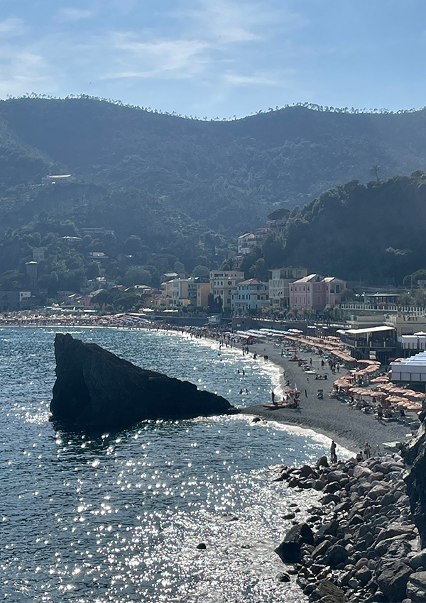 Beach in Florence, Italy.