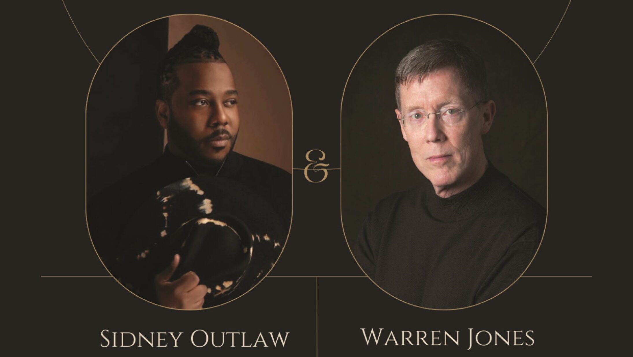 Headshots of Sidney Outlaw and Warren Jones.