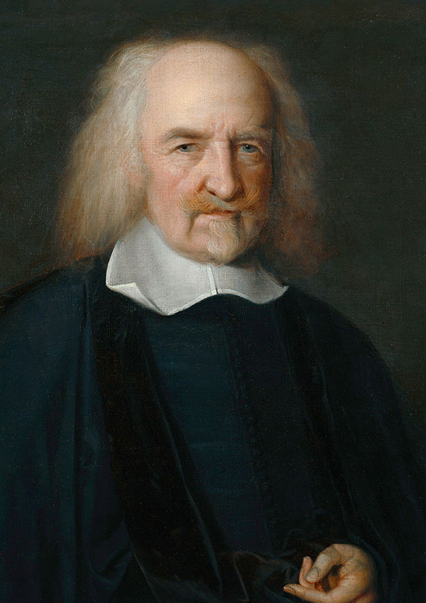 Painting of Thomas Hobbes.